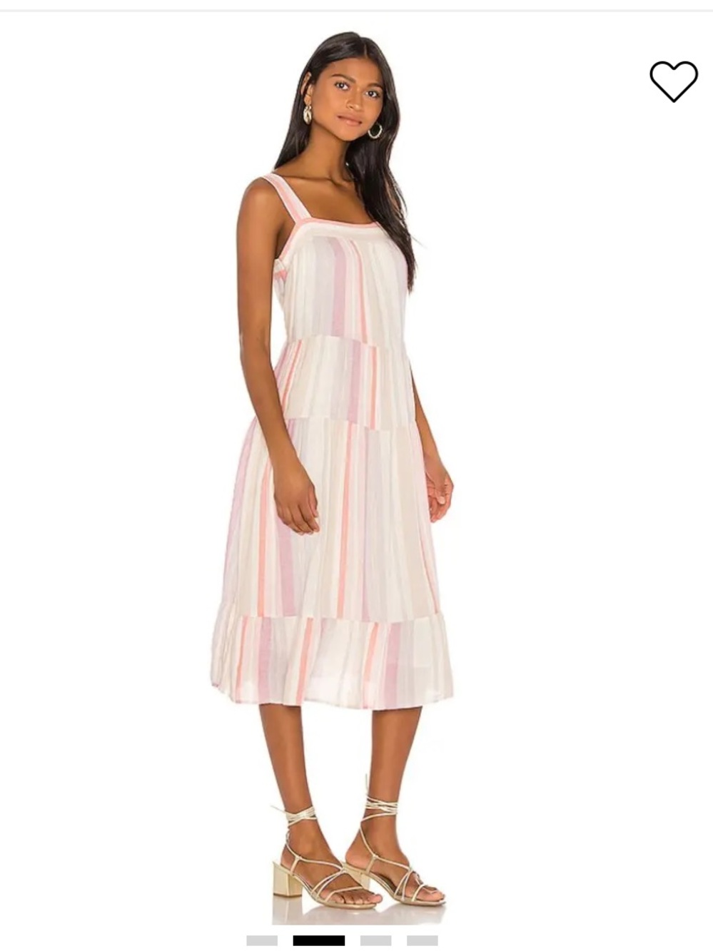Nwot RAILS
Amaya Mini Dress Cream multi stripe fall party revolve midi $200 boho